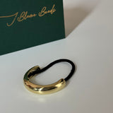 Gold Glossy Single Hair Cuff