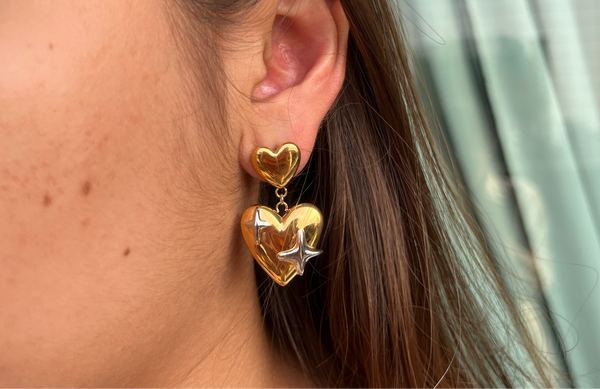 Heart & Stars Earrings