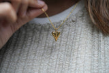 Gold Dipped Heart Necklace