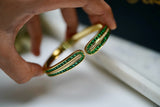 Green Openable Cuff Bracelet