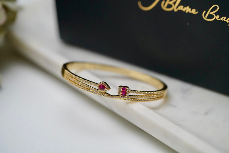 Dainty Ruby Cuff