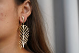 Leaf Drop Earrings