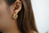 Dusty Enamel Hoops