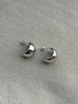 Dainty Half Moon Studs