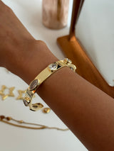 Nova Sparkle Gold Cuff