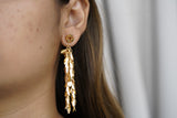 Gold Leaves Earrings