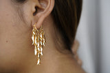 Gold Chandelier Earrings