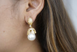 TearDrop Pearl Earrings