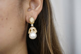 TearDrop Pearl Earrings