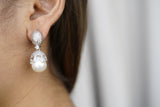 TearDrop Pearl Earrings