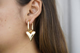 Detachable Heart with O Hoops