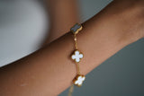 Dainty Clover Leaf Bracelet