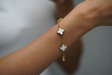 Dainty Clover Leaf Bracelet