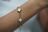 Dainty Clover Leaf Bracelet