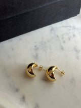 Dainty Half Moon Studs