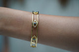 Evil Eye Stud Cuff