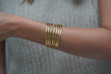 Solid Gold Stackable Cuff