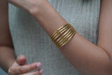 Solid Gold Stackable Cuff