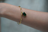 Greenstone Cuff Bracelet