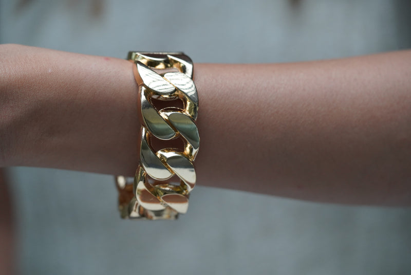 Chunky Gold Cuff