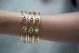 Evil Eye Stud Cuff