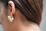 Broken Heart Earring