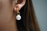 Twisted Pearl Drop Earring