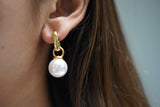 Twisted Pearl Drop Earring