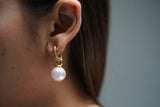 Twisted Pearl Drop Earring