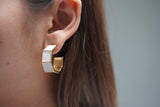 Mother of pearl Hoop Earrings