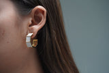 Mother of pearl Hoop Earrings