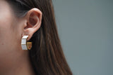 Mother of pearl Hoop Earrings