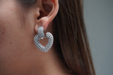 Pearl Studded Statement Earrings