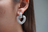 Pearl Studded Statement Earrings