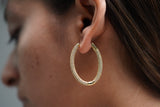 Serenity Crystal Hoops