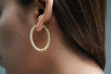 Serenity Crystal Hoops