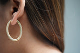 Serenity Crystal Hoops