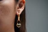 Detachable Heart Earrings