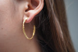 Gold Molten Hoops