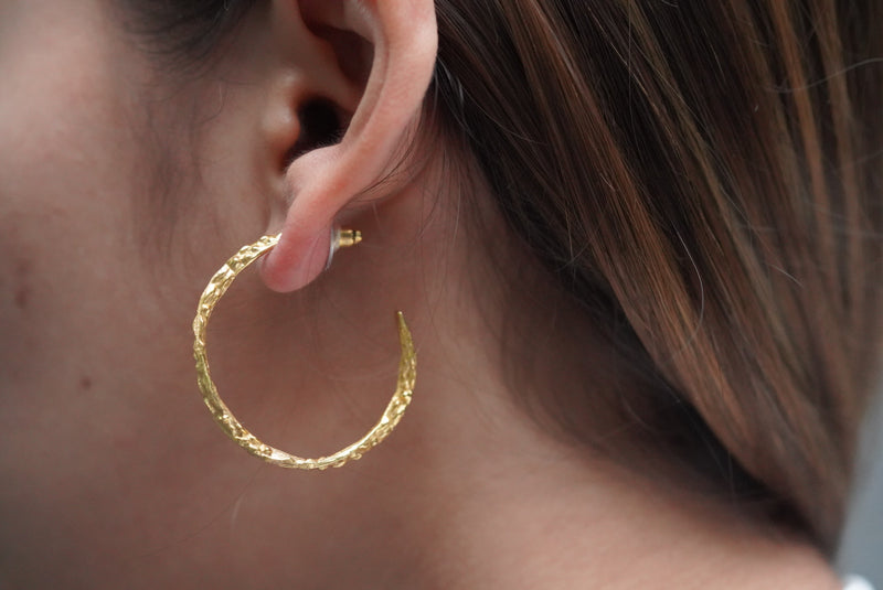 Gold Molten Hoops