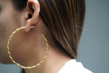 Twisted Oversized Hoop Earrings