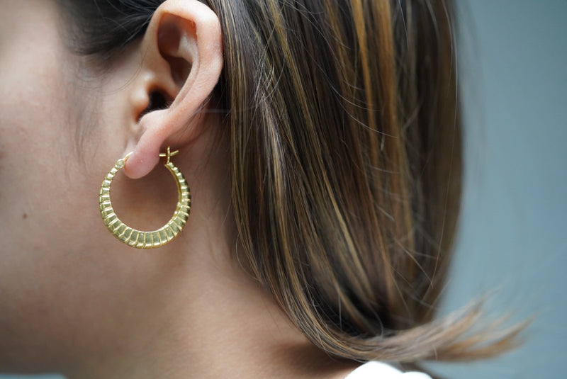 Snake Hoop Earring