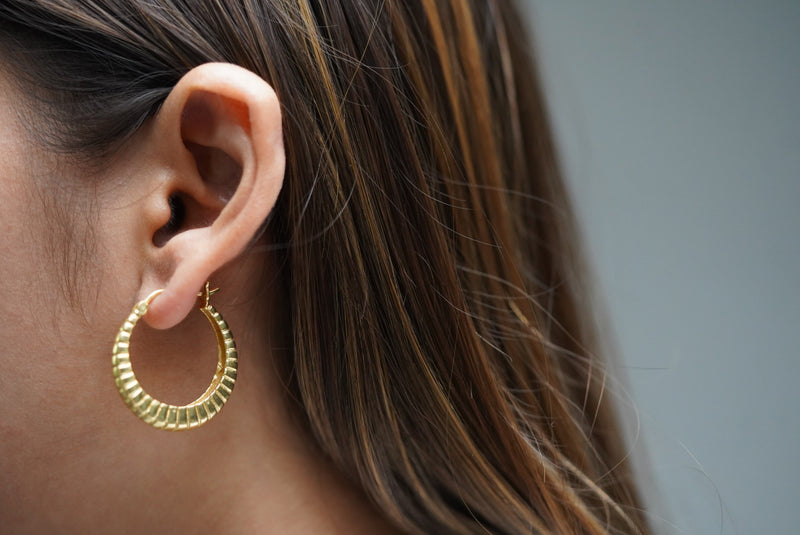 Snake Hoop Earring