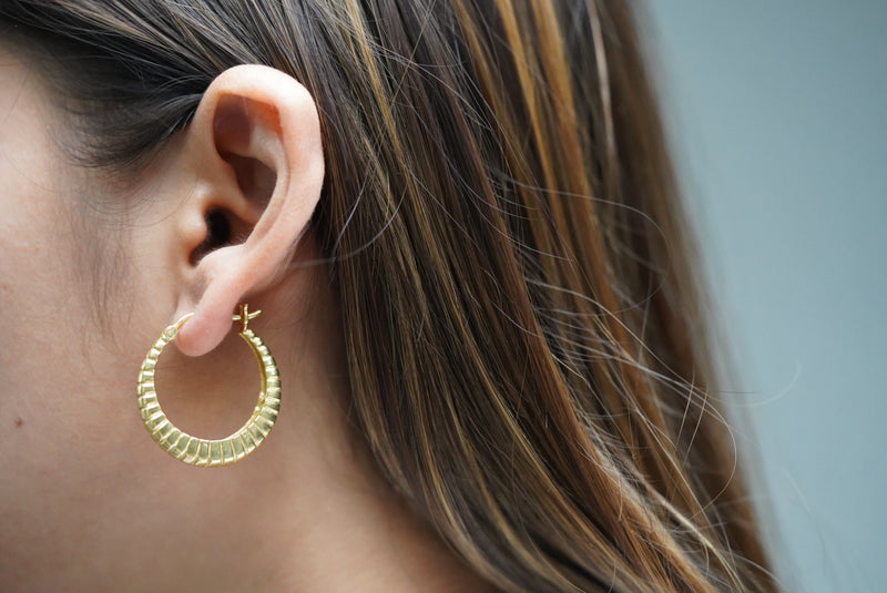 Snake Hoop Earring