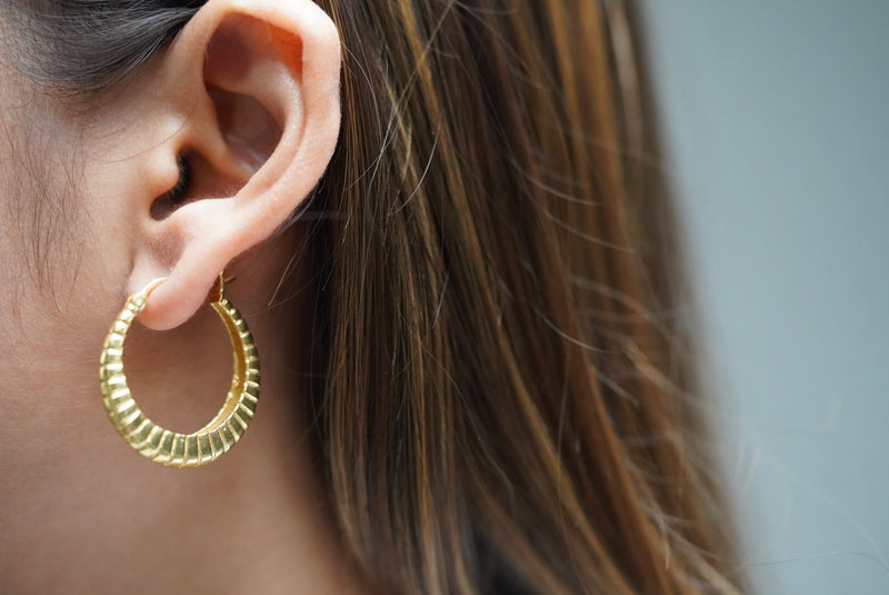 Snake Hoop Earring