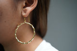 Twisted Circular Earrings