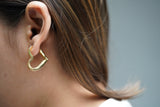 Gold Heart Earrings