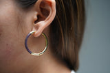 Studded Hoops earrings