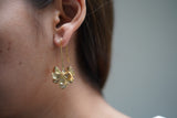 Vintage Flower Drop Earrings