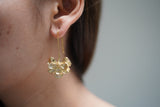 Vintage Flower Drop Earrings